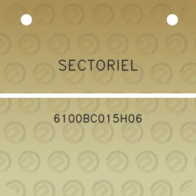 sectoriel-6100bc015h06