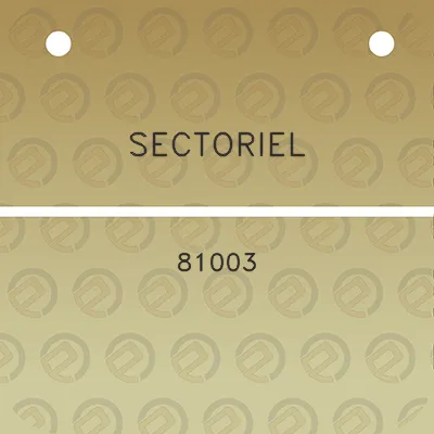 sectoriel-81003