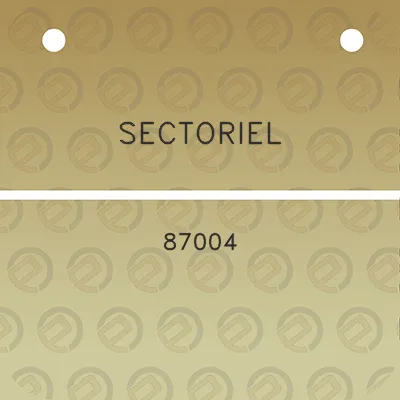 sectoriel-87004