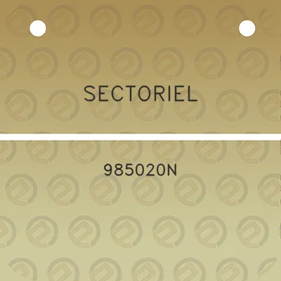 sectoriel-985020n