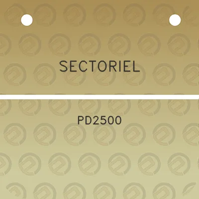 sectoriel-pd2500