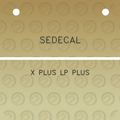 sedecal-x-plus-lp-plus