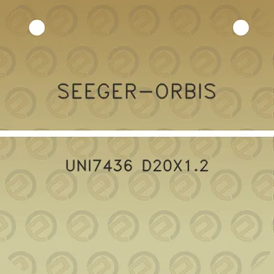 seeger-orbis-uni7436-d20x12