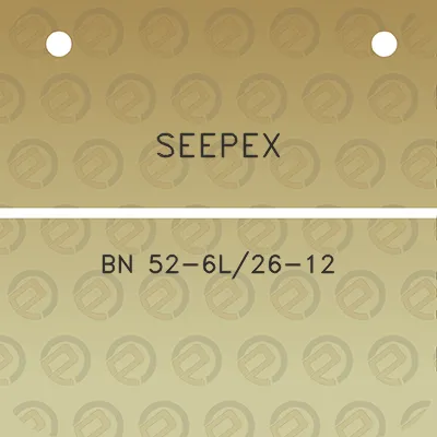 seepex-bn-52-6l26-12