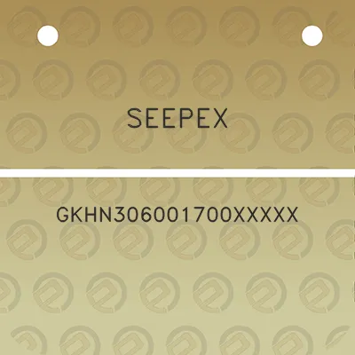 seepex-gkhn306001700xxxxx