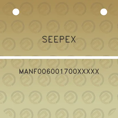 seepex-manf006001700xxxxx