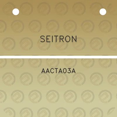 seitron-aacta03a