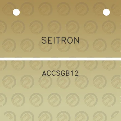 seitron-accsgb12