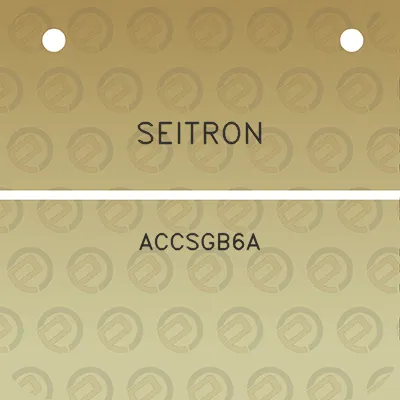 seitron-accsgb6a