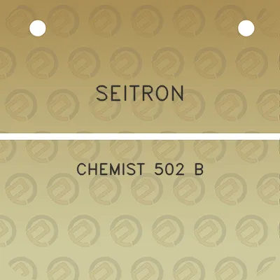 seitron-chemist-502-b