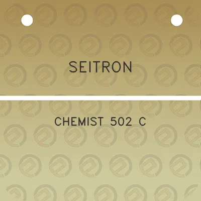 seitron-chemist-502-c