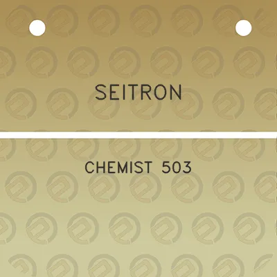 seitron-chemist-503