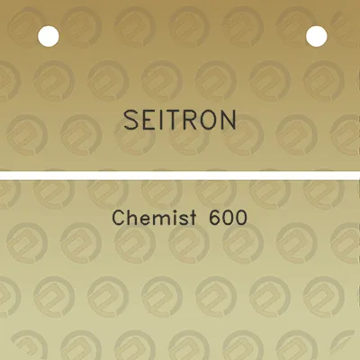 seitron-chemist-600