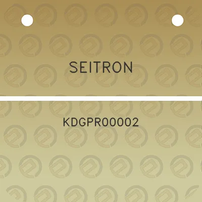 seitron-kdgpr00002