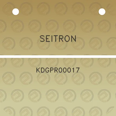 seitron-kdgpr00017