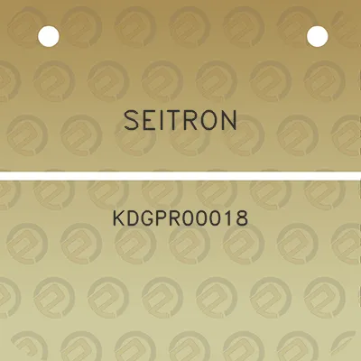 seitron-kdgpr00018