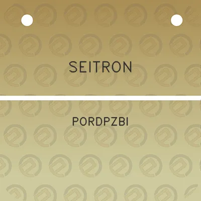 seitron-pordpzbi