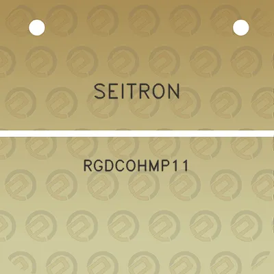 seitron-rgdcohmp11