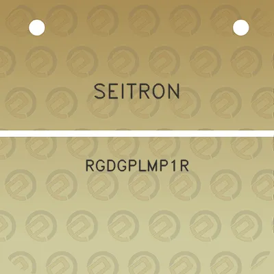 seitron-rgdgplmp1r