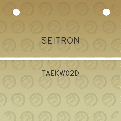 seitron-taekw02d