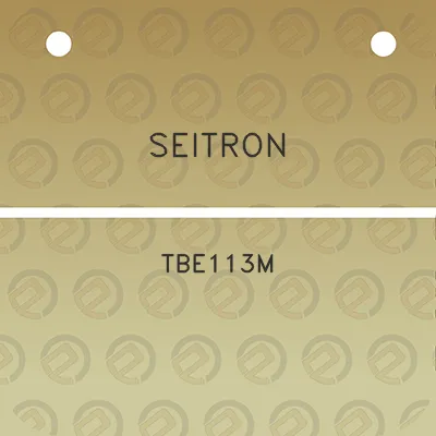 seitron-tbe113m