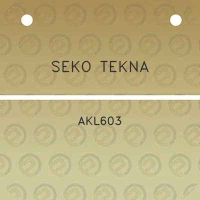 seko-tekna-akl603