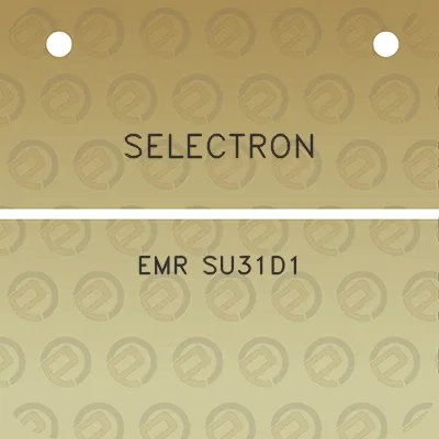 selectron-emr-su31d1