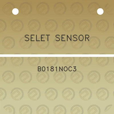 selet-sensor-b0181noc3