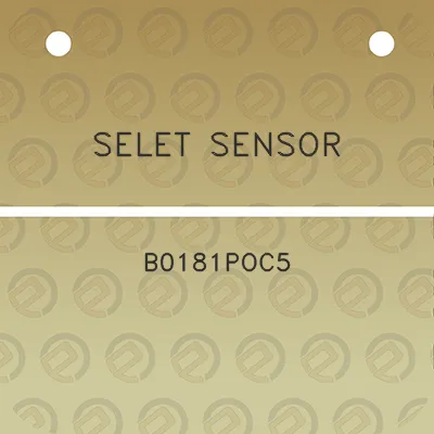 selet-sensor-b0181poc5