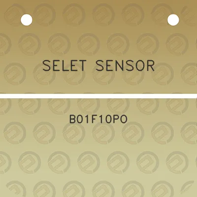 selet-sensor-b01f10po