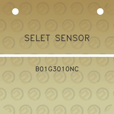 selet-sensor-b01g3010nc