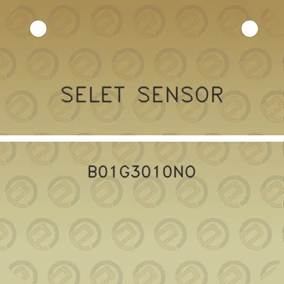 selet-sensor-b01g3010no