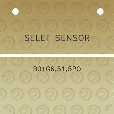 selet-sensor-b01g6515po