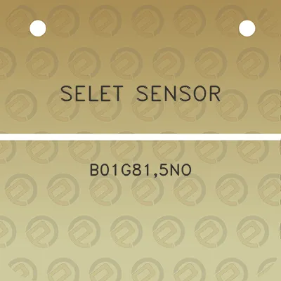 selet-sensor-b01g815no