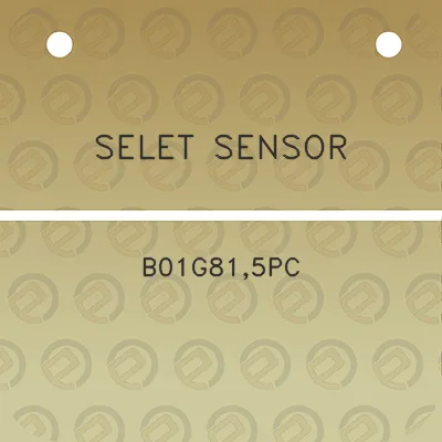 selet-sensor-b01g815pc