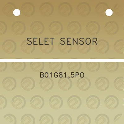 selet-sensor-b01g815po