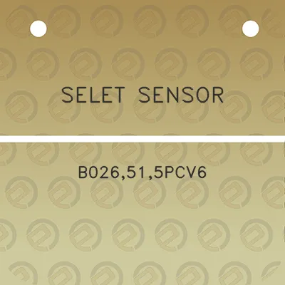 selet-sensor-b026515pcv6