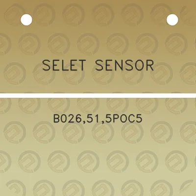 selet-sensor-b026515poc5