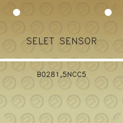 selet-sensor-b02815ncc5