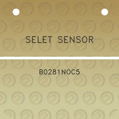 selet-sensor-b0281noc5