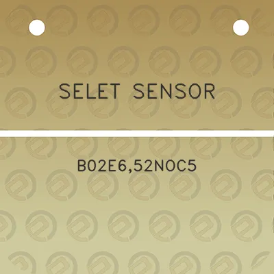 selet-sensor-b02e652noc5