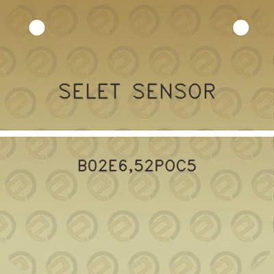 selet-sensor-b02e652poc5