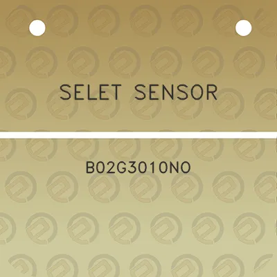 selet-sensor-b02g3010no