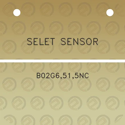 selet-sensor-b02g6515nc