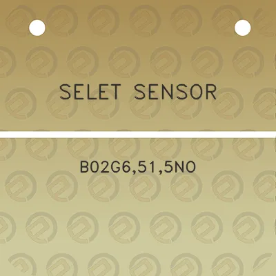 selet-sensor-b02g6515no