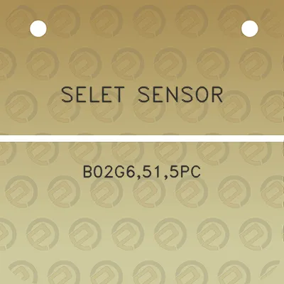 selet-sensor-b02g6515pc