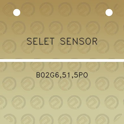 selet-sensor-b02g6515po