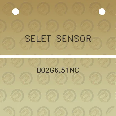 selet-sensor-b02g651nc