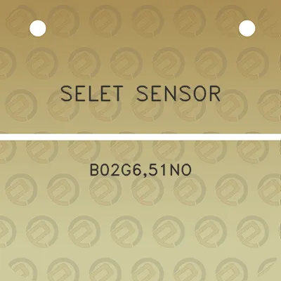 selet-sensor-b02g651no