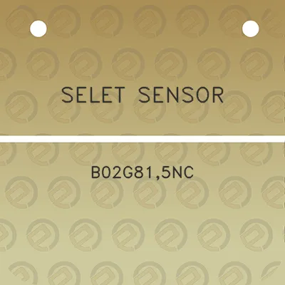 selet-sensor-b02g815nc